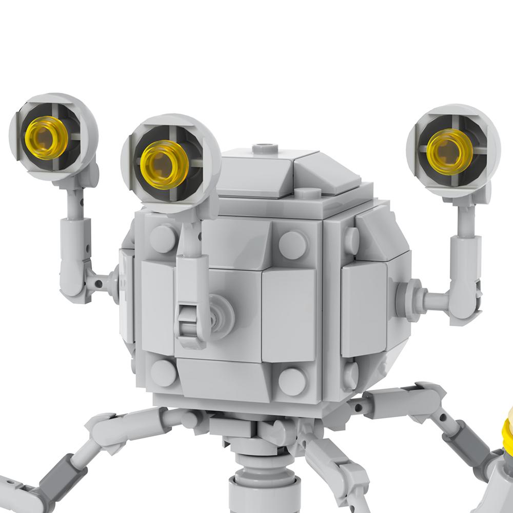 MOOXI Game Series 186Pcs MOC Bricks Mr Handy Multipurpose Robot DIY Building Blocks Kids Toys For Children Birthday Gift MOC1553