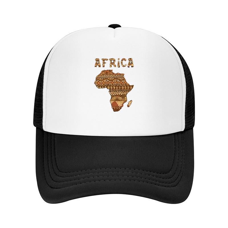 African Letter Print Baseball Cap Ideal for Outdoor Activities Casual Wear Fashionable Snapback Baseball Cap