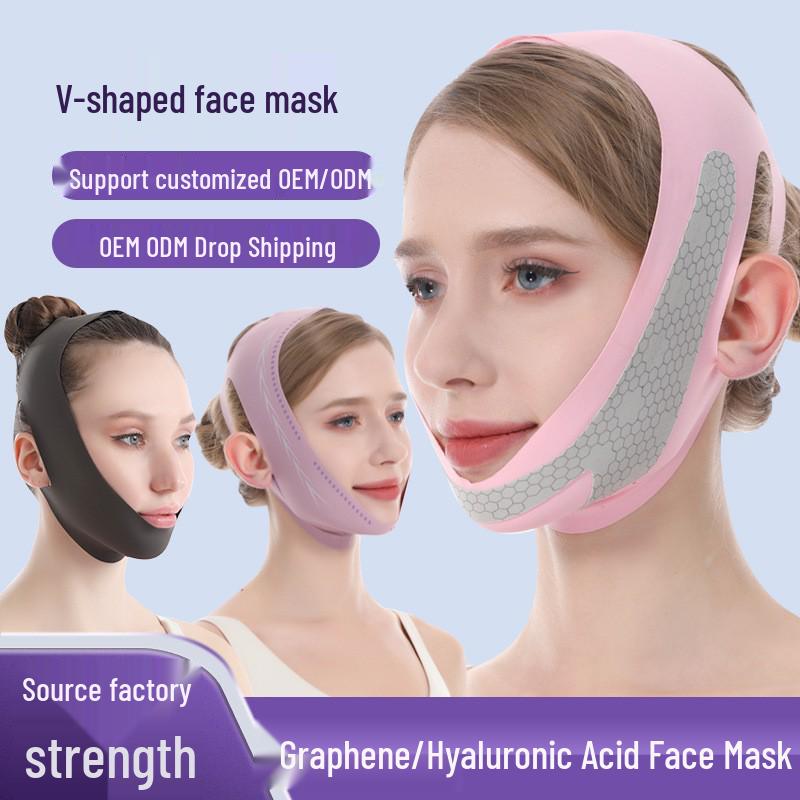 Graphene V-Face Slimming Bandage Anti-Sagging Breathable Beauty Mask