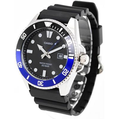 Collection Watch Online Exclusive Model Black [Casio] MDV-107-1A2JF Men's