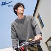 Waffle Knit Crewneck Pullover Sweatshirt