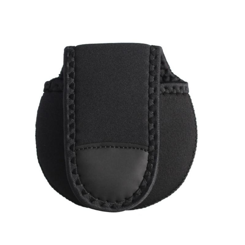 1 Stück SBR Angelrollen-Aufbewahrungstasche Verstellbare Angelwerkzeuge Doppellagig Verdickt Wassertropfen-Rollenkoffer Verschleißfest Atmungsaktive Hülle