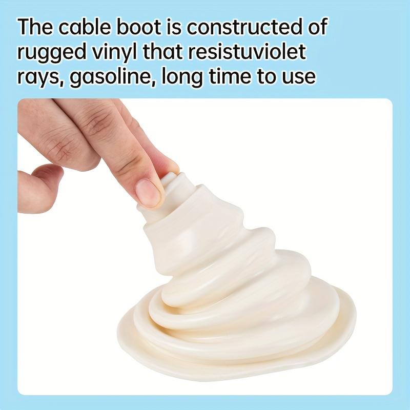 Marine Engine Cable Boot 4.72" Rubber Steering & Shift Protector for Boats, Kayaks, Yachts