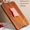 1 Stück Holzschneidebrett 38*26*3cm Küche Ebenholz Schneidebrett Haushalt Doppelseitiges Hackbrett Küchenutensilien Teile