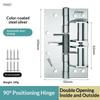 Detachable Self Closing Spring Door Closer Automatic Hardware Anti-Slam for Home Kitchen Bedroom Interior Doors