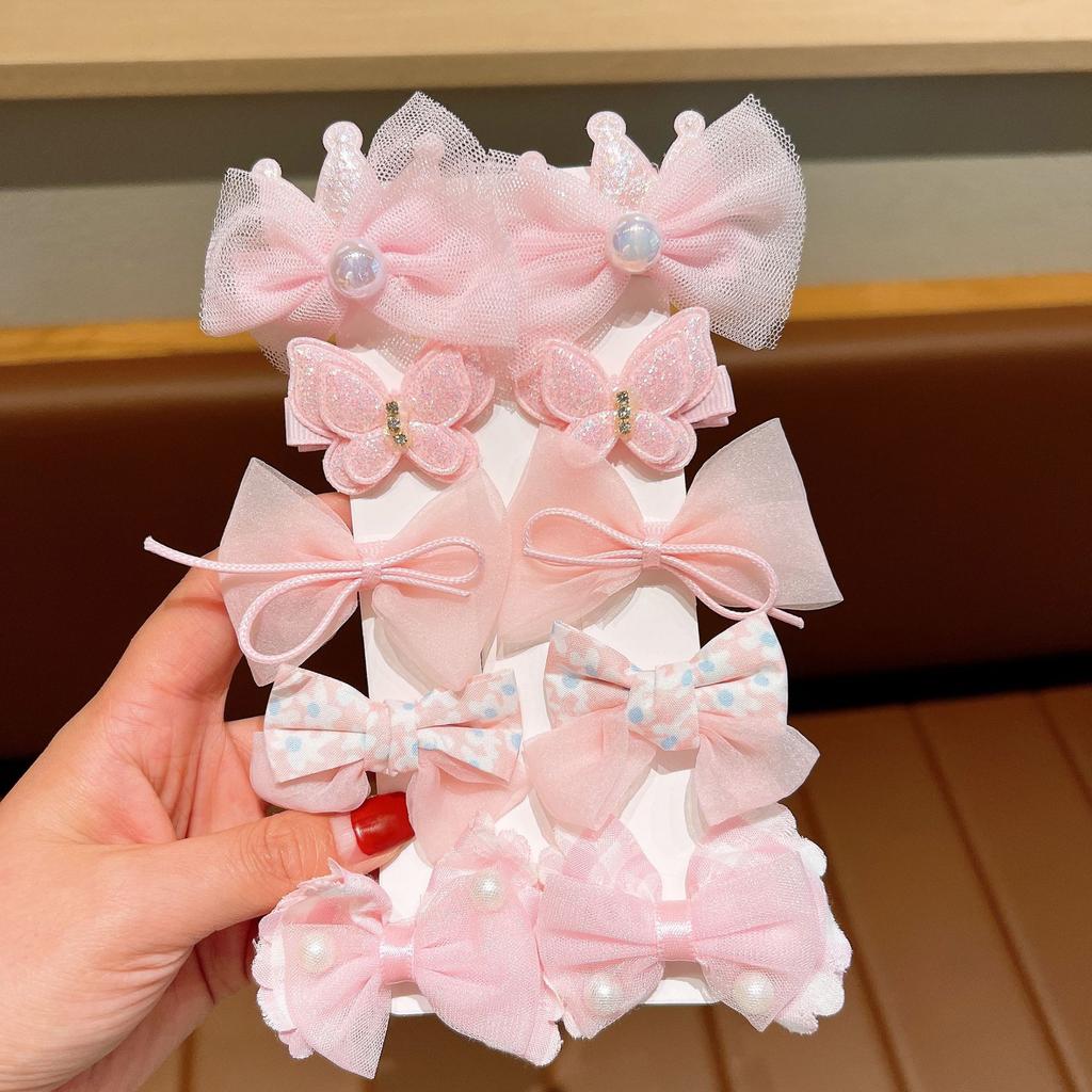 Korean Style Cartoon Hair Clips for Girls - Cute Princess Hair Accessories for Baby & Kids, Anti-Slip Baby Hairpins