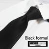 Style Made In Formal Formal Memorial Silk [Michiko London] [Zero Cravat] Necktie, Black, Plain, Japan, Clothing, Clothes, Funerals, Ceremonies, 100%