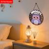 Funny Wooden Sign with Adorable Owls Pattern, Unique Decorative Plaques & Signs for Front Door, Wall Hanging Decor, Ideal Gift for Friend & Family