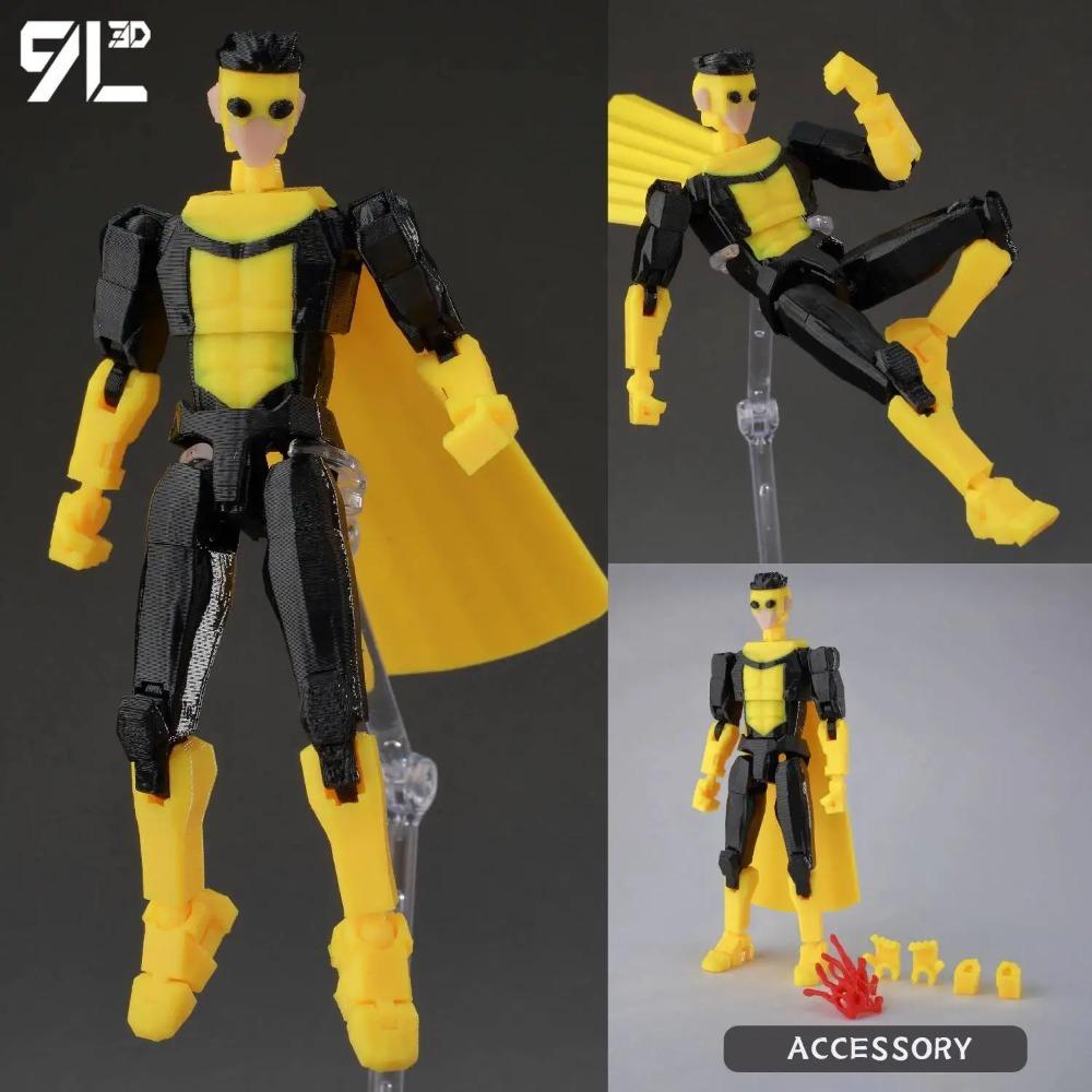 9L3 Vytištěno na 3D Tisk Neporazitelný Chlapec Lucky13 Dummy13 Dobýt LEX Allen Superhrdinové Anime Hračky Akční Figurky Model Manekýna Ozdoby