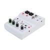 2 Channel Sound Mixer DJ Controller with Multiple Inputs   Power MP3   Output Independent Control Knobs Metal   for Recording Stage Perfor