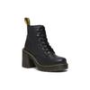 Dr. Martens Jesy Leather Lace-Up Flared Heel Boots Women boots Black 27613001