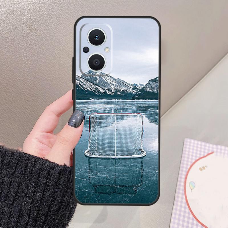 Ice Hockey Rink Sport Funda For OPPO Reno 10 11 12 13 14 Pro 8 7 Lite 11F 12F 13F 14F OPPO Find X8 X5 X6 X9 Pro Case