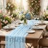 Butterfly Print Butterfly Mesh Table Runner Multi-color Table Decor Gauze Tablecloth Semi-Transparent Wedding Table Runner