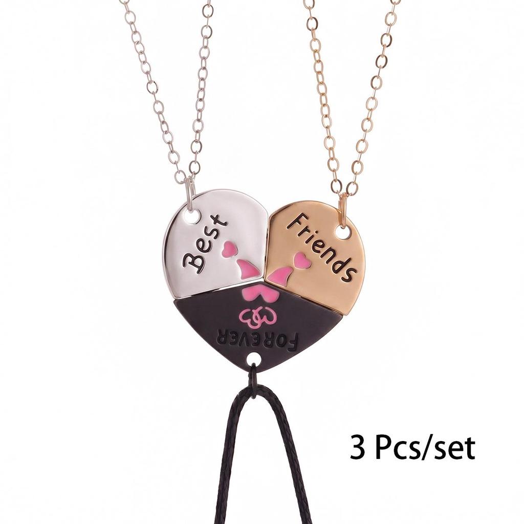 Best Friend Magnetic Necklace: Cute Back-to-School Gift & Birthday Pendant for Her