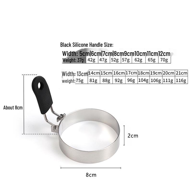 304 Stainless Steel Egg & Pancake Ring Mold