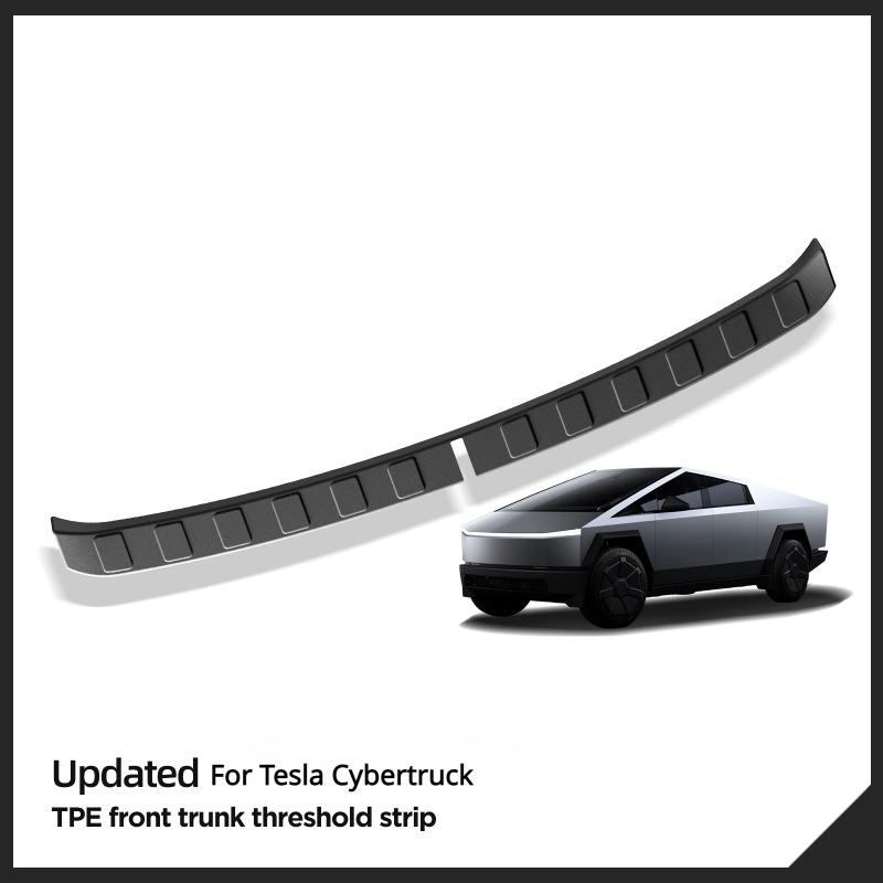 For Tesla Cybertruck 2024 Front Trunk Threshold Strip Bumper Trunk Protection Strip Pickup Decoration Modification Accessories