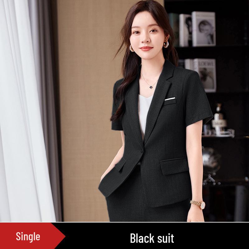 Women's Professional Suit Set: Formal Workwear for Interviews and Business Settings