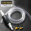 Auto Truck Manual Siphon Transfer Oil Easy Tools Barrel Pump Hose Fuels Petrol Transfer Tools Kit