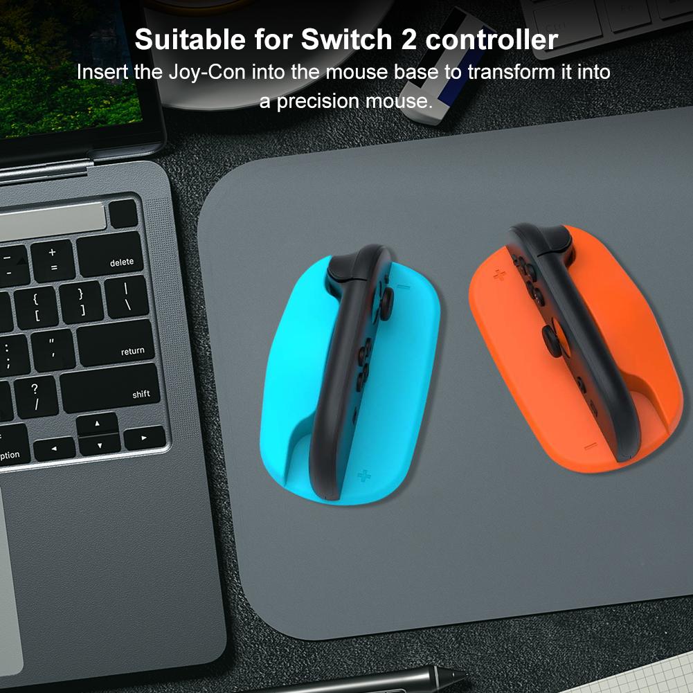 2PCS Left+Right Controller Holder Base Portable Mini Mouse Rack Gamepad Handle Bracket Stand Holder For Nintendo Switch2 Joy-Con
