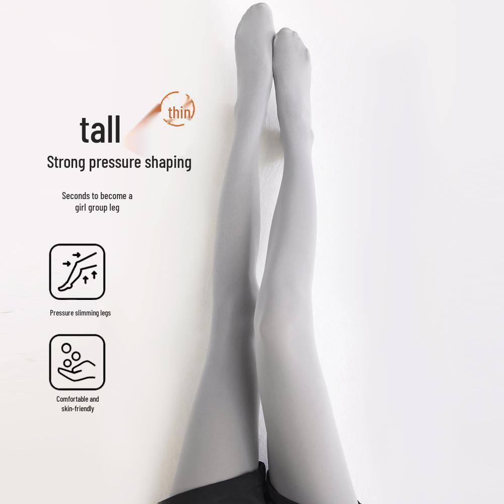 80D Women's Velvet Pantyhose with Heel, Anti-Snag, Japanese Style, Spring/Autumn, Micro-Compression, Slimming Base Layer