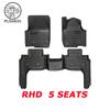 RHD For TOYOTA Prado LC250 2026 2025 TPE Car Carpet Floor Mat Full Set Trim To New Prado LC250 Waterproof Floor Mat Accessories