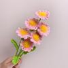 10 Pcs Crochet Flowers, Hand Woven Simulation Daisy Bouquet Knitted Daisy Flowers Chamomile Decor Flower for Home Office Festival Party.