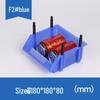 Thickened Modular Plastic Storage Box for Hardware & Electronic Components with Slanted Opening