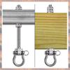 2025 Trend Heavy Duty Swing Hook Yoga Hammock Sandbag Hook Hanging Chair Accessories For Playground Porch Yoga Hammock