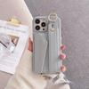 For iPhone16 Wrist Strap Ring Wallet with Card Slot Holder Phone Case for IPhone 15 Plus Pro Max Crossbody Leather Cover