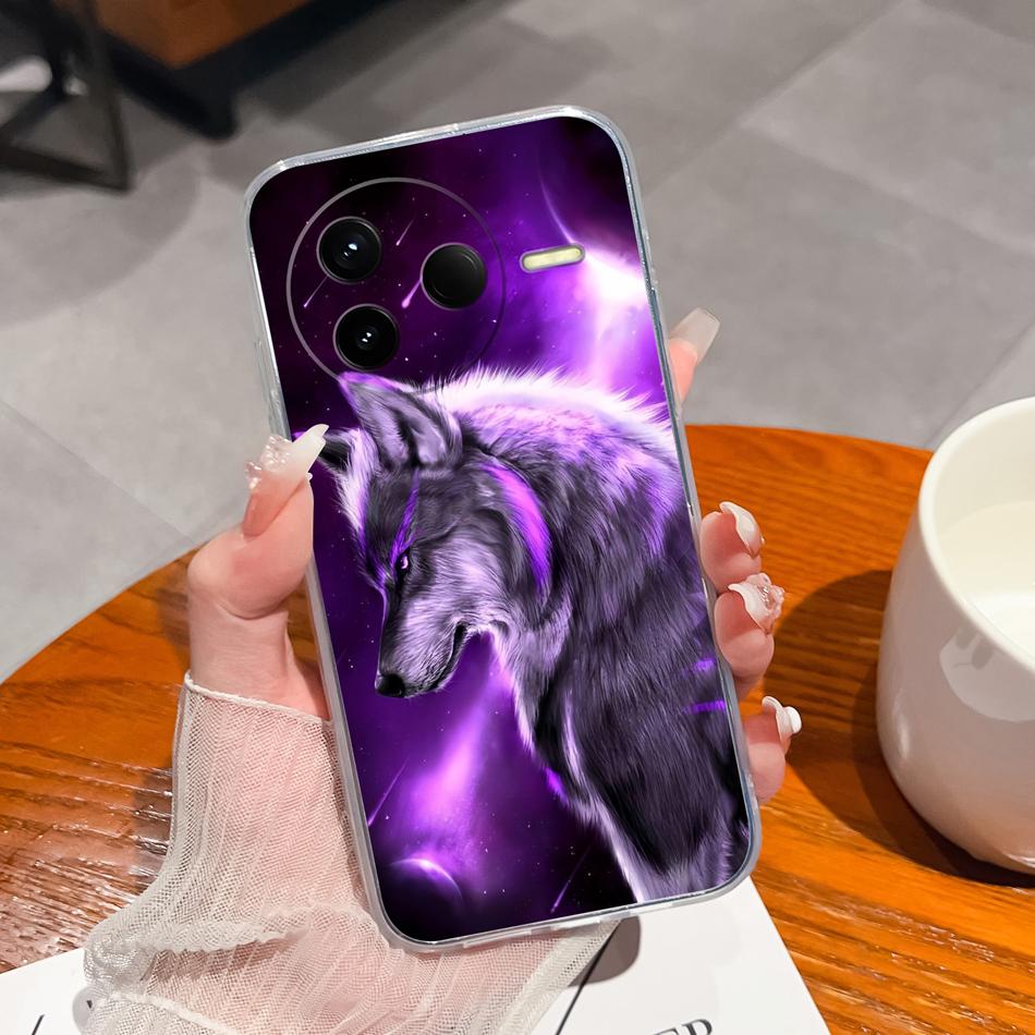 Case For POCO F7 Pro / F7 Ultra Summer Flower Transparent Funda For POCO F 7 Soft Untra Thin Phone Back Cover Shockproof Housing