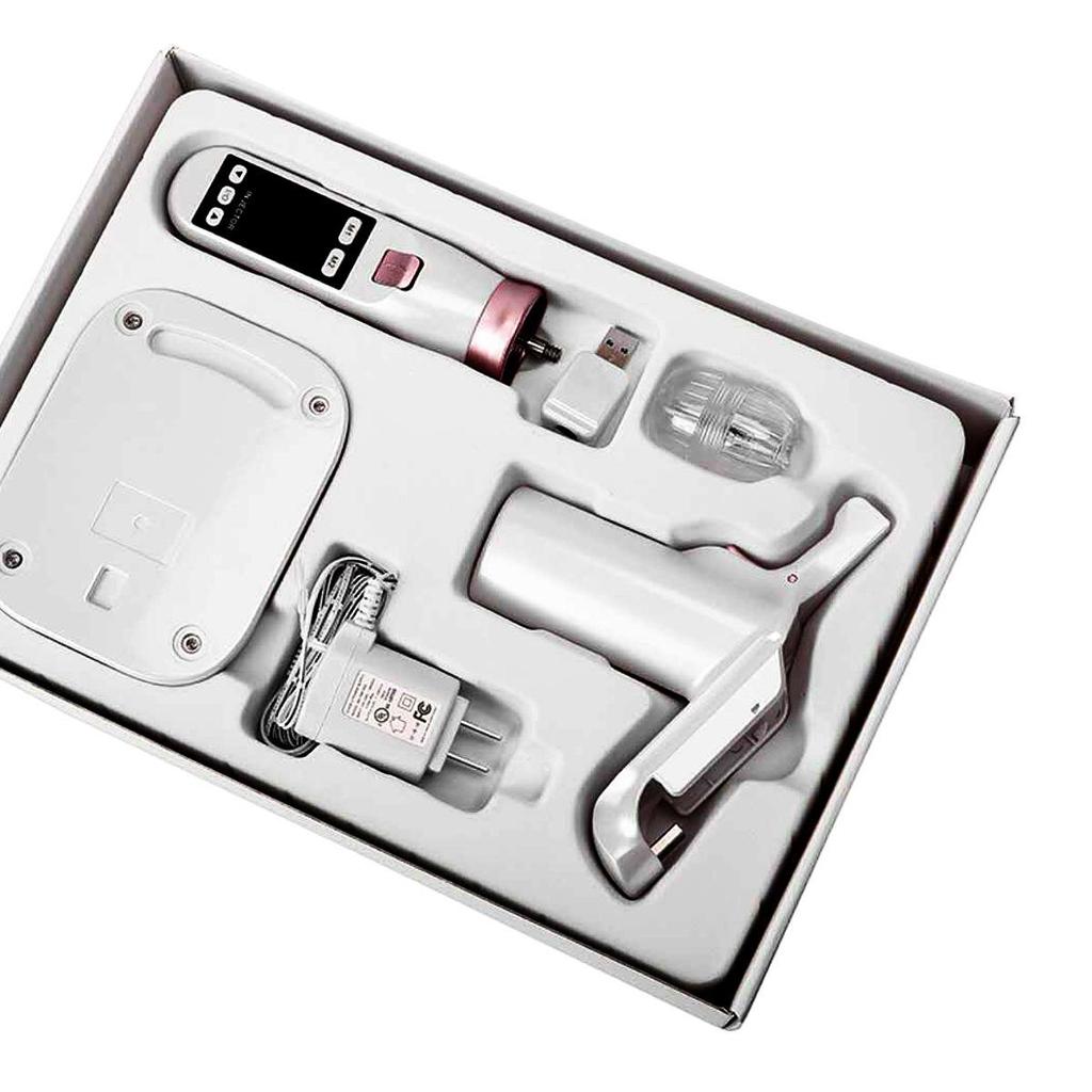 EZ Negative Pressure Beauty Device - Portable Hydrating Tool with Hyaluronic Acid Essence Import