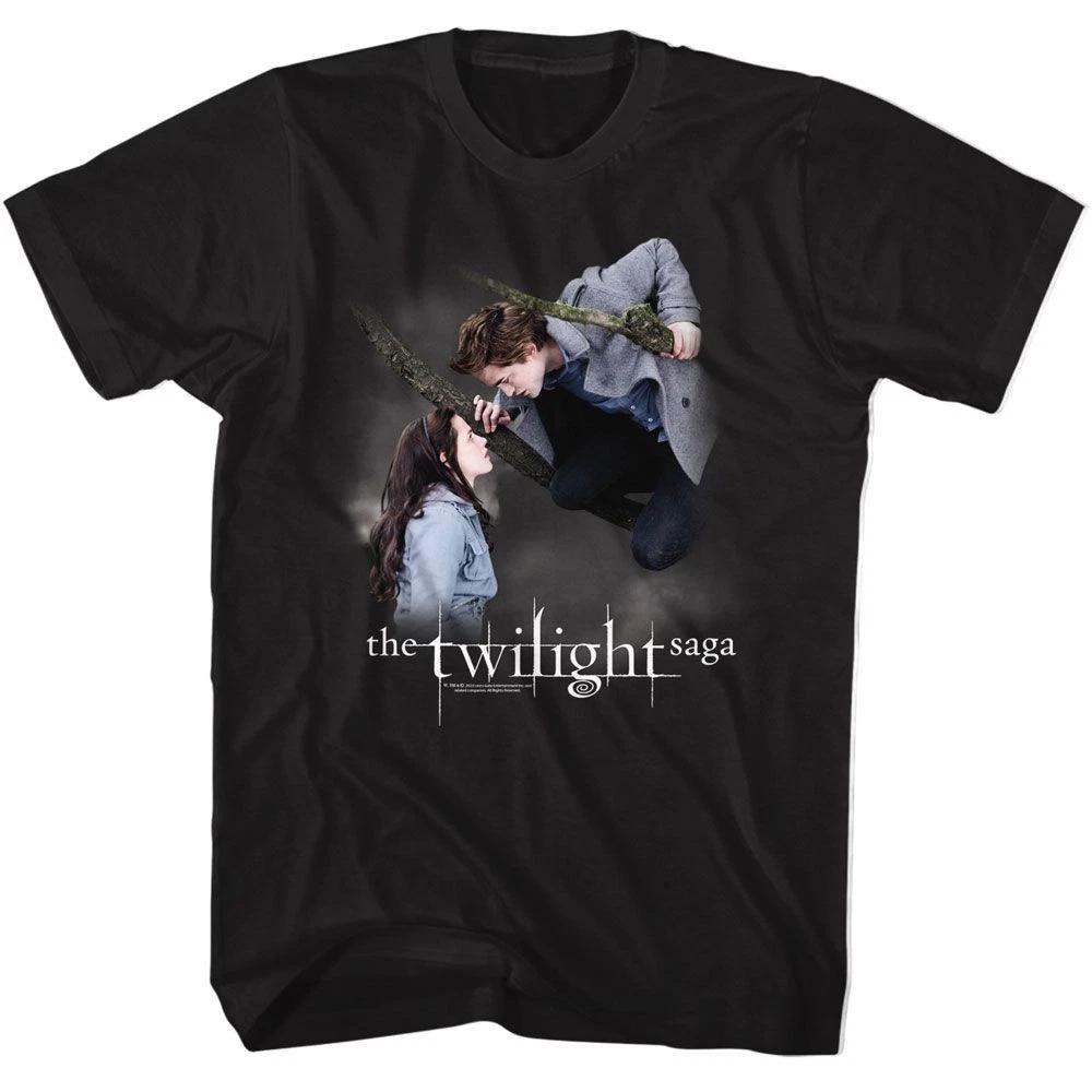 Twilight - Cloudy Tree Gaze - American Classics - Solid Black Short Sleeve 110
