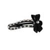 Glam Rhinestone Bow Hair Clip with Anti-Slip Teeth - Luxurious Casual Women’s Side Clip