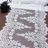 ( 3 Colors ) French Chantilly Lace, 3m X 32cm, Non-stretch Eyelash Lace Fabric for Wedding, Lingerie, Dress, Garment, Sewing & Crafting