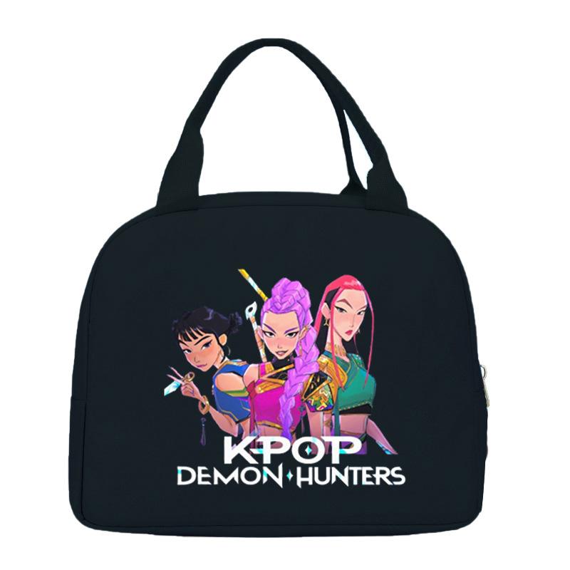 Cartoon Animation Academy Meal Bag Student Thermal Insulation Lunch Box Bag Office Workers Handheld Bento Bag