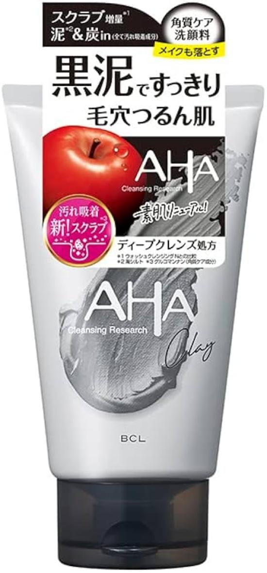 AHA Cleansing Research Wash Cleansing BLACK 120g - Pore Care, Exfoliation