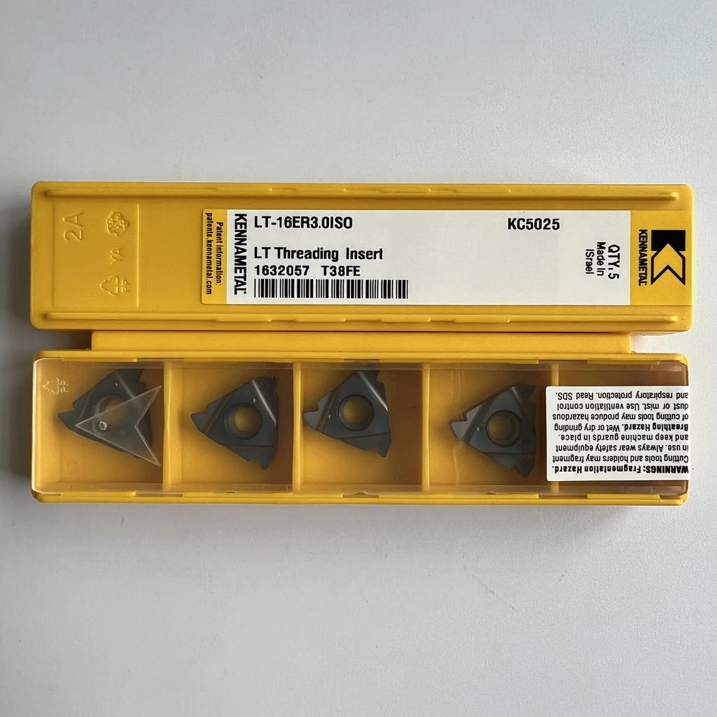KENNAMETEL / LT-16ER3.0ISO KC5025  / Original carbide blade 10 Pcs