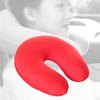 Neck Head Rest Support Portable Lightweight for with Removable Cover , Red