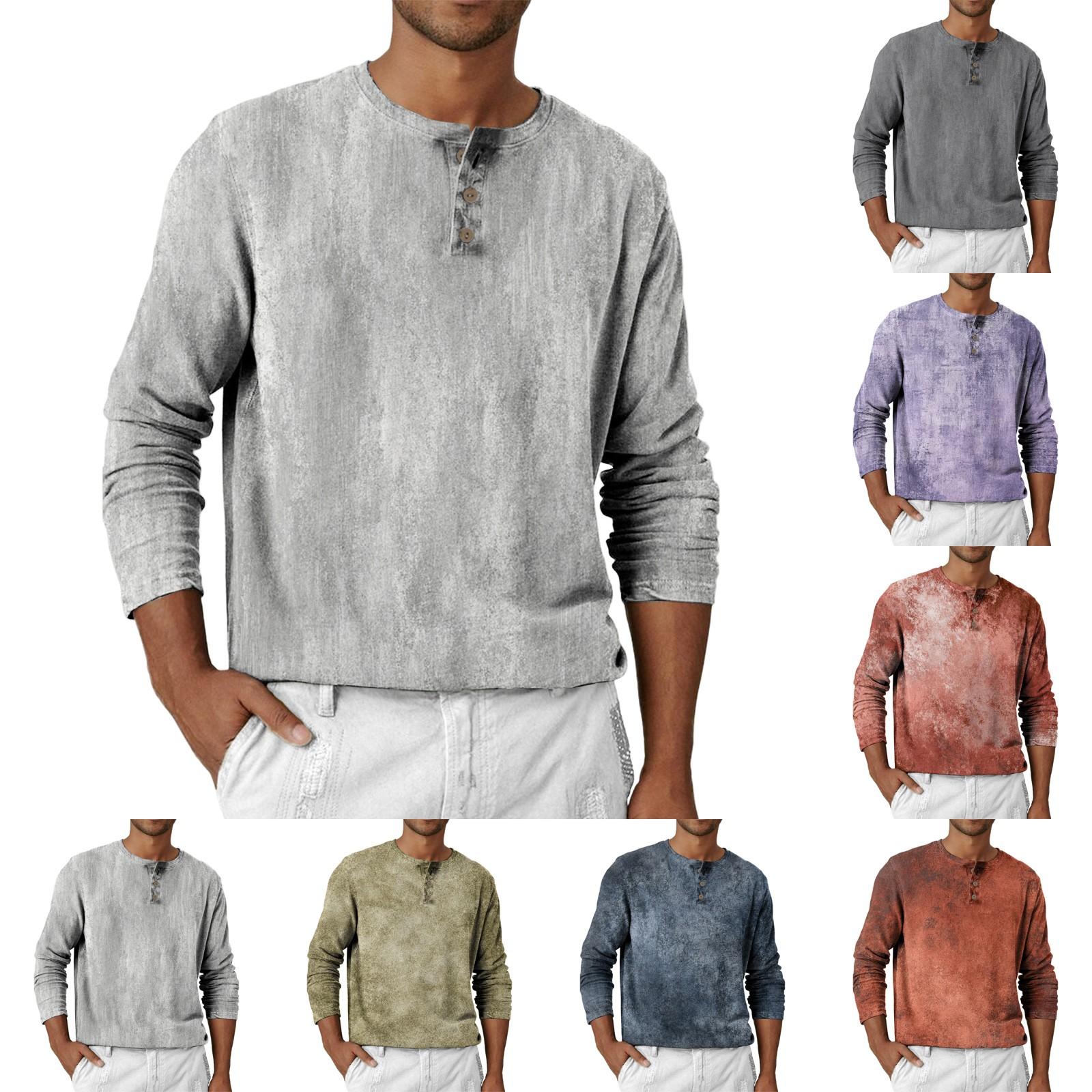 Мужская свободная повседневная толстовка с длинными рукавами, лацканами и застежкой-молнией L темно-синий