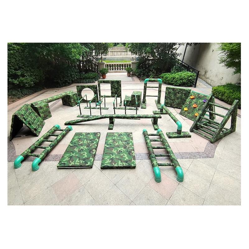 Kids Outdoor Parkour & Obstacle Course Training Equipment