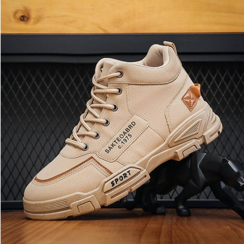 Herrenstiefel High Top Stiefel Outdoor Casual Sneaker Herbst Neue Schuhe Rutschfest Leicht Herren Wüstenstiefel Stiefelette Zapatos Para Hombres