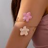 Gold Color Opening Arm Bracelet Multi Style Arm Bracelet Chic Flower Bracelet  Women's Accessories