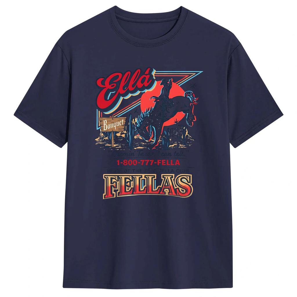 Ella Fella 2026 T Shirt Summer Harajuku TShirts Unisex Cotton ONeck Oversized Clothes Short Sleeves Y2K Fun Tops