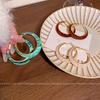 European and American round hollow earrings femininity earrings personalized earrings