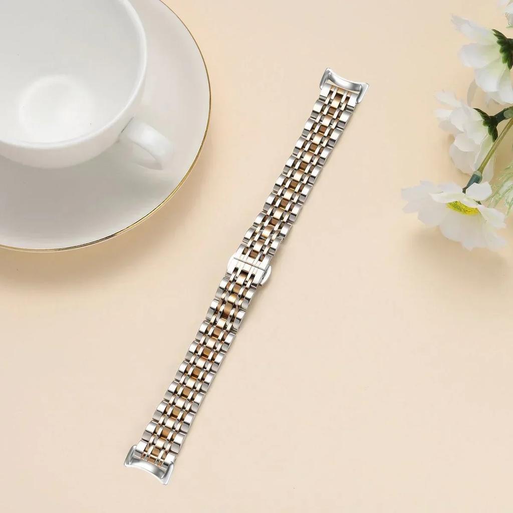 Stainless Steel Strap for Xiaomi Mi Band 10/9/8 Women Men Metal Watch Correa for Miband 8/9 Replacement Wristband Bracelet