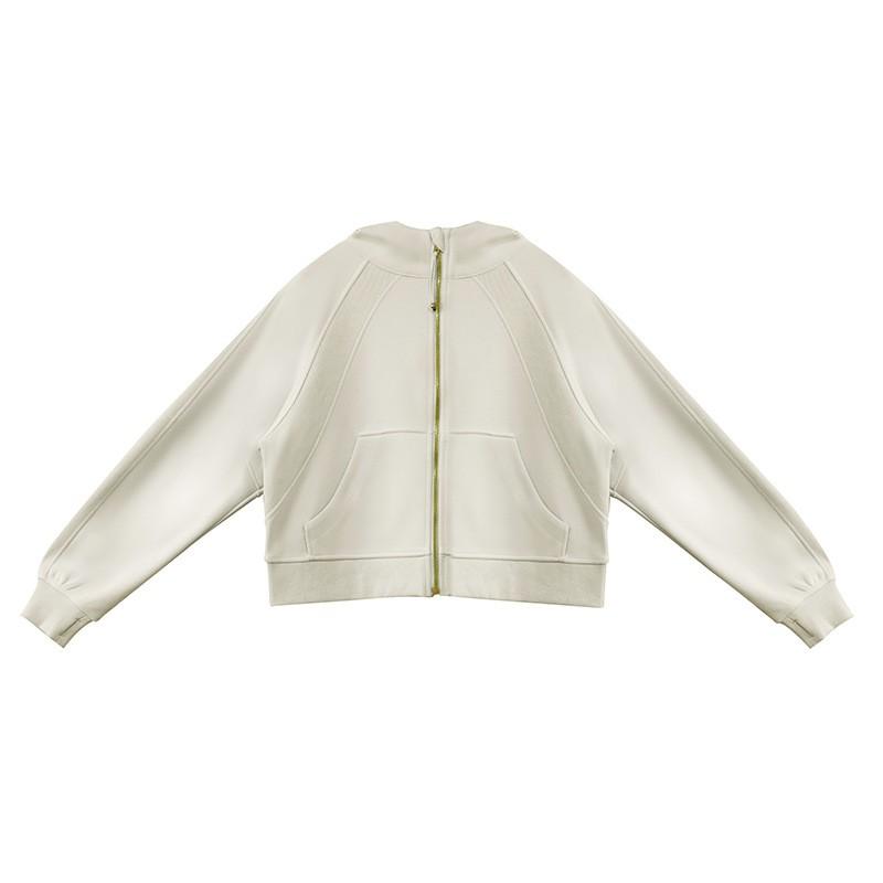 Womens Oversized Zip-Up Hooded Sweatshirt Cotton Blend Loose Fit Casual Jacket Daily Wear