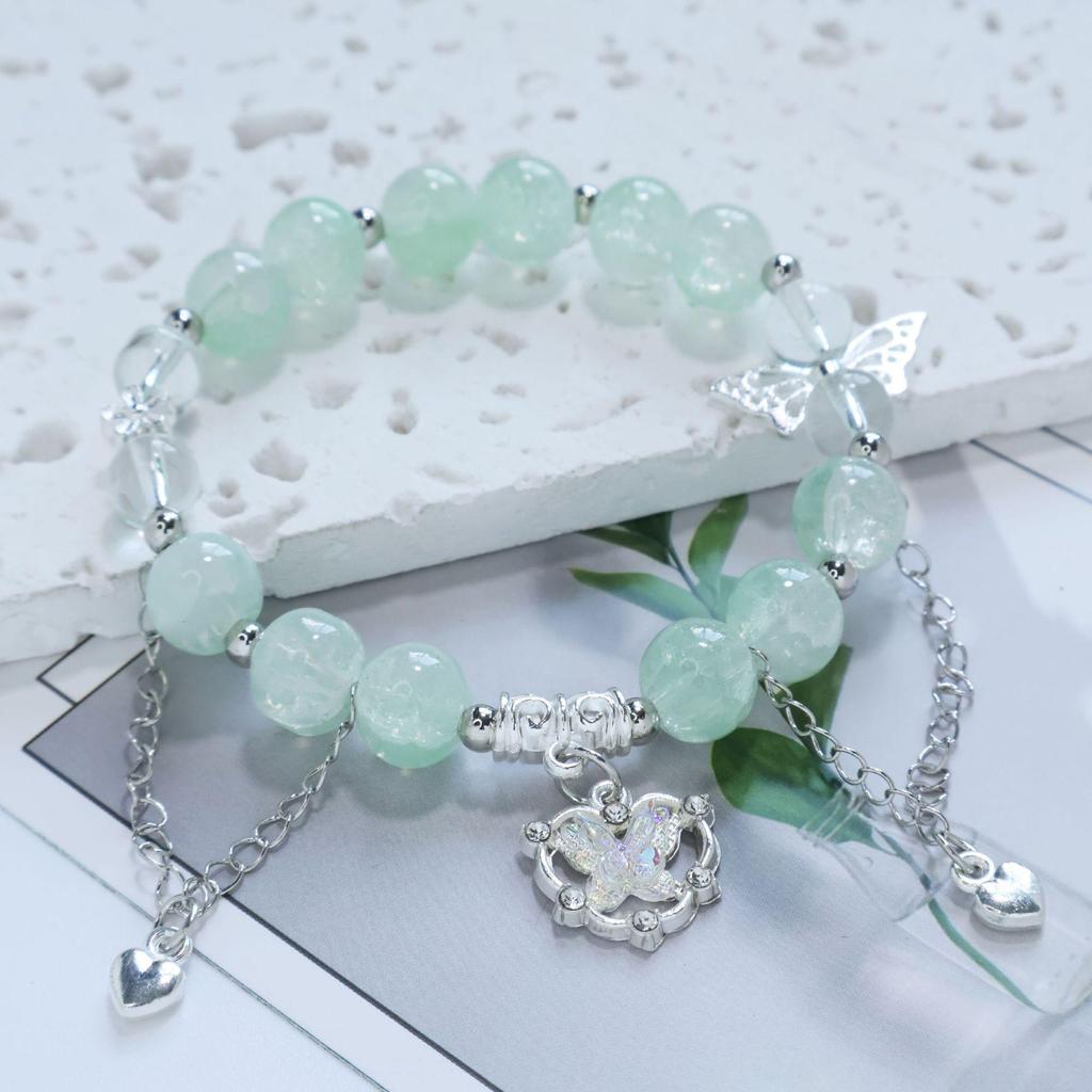 Mori Style Mermaid Crystal Bracelet – Versatile Niche Design for Women, Ideal for Students and Best Friends