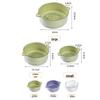Plastic Vegetable & Fruit Washing Basket Set