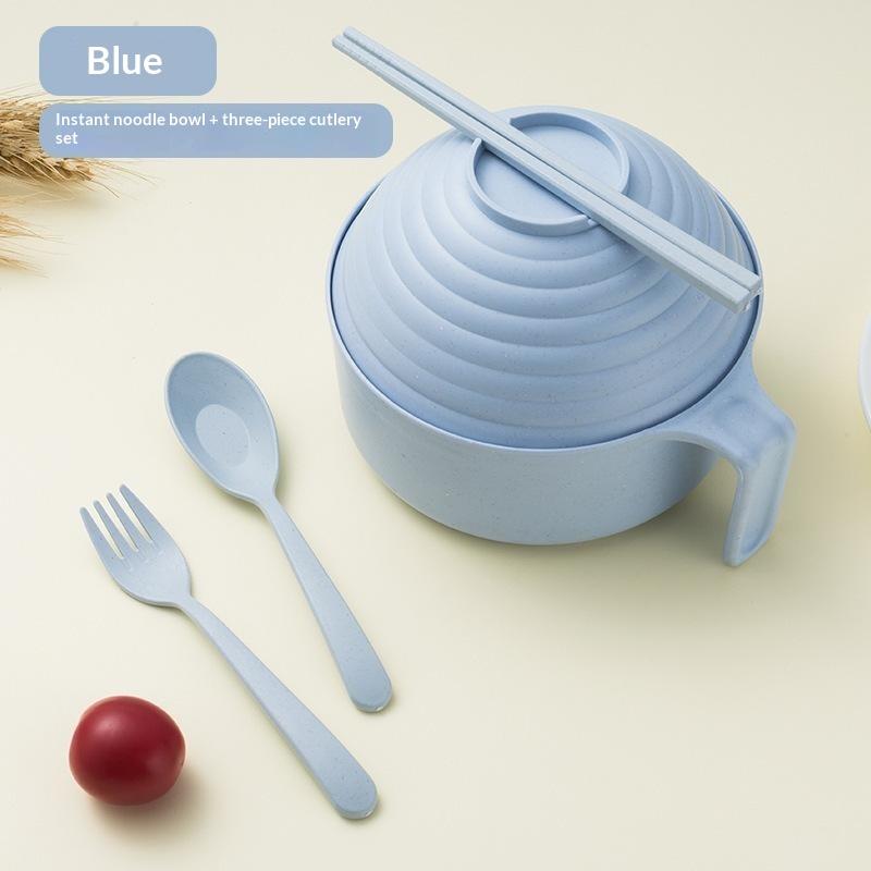 Hot Sale Microwavable Ramen Noodle Bowl Set With Lid Chopsticks For Soup Noodle Home Kitchen Tableware Supplies