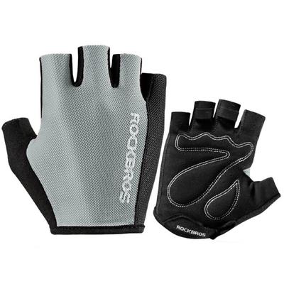 Fingerless Cycling Gloves Size XXL Gray